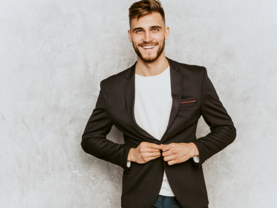 How to wear blazer with t-shirt