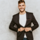 How to wear blazer with t-shirt
