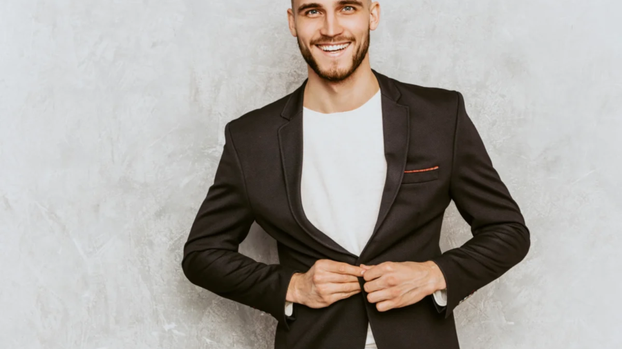 How to wear blazer with t-shirt